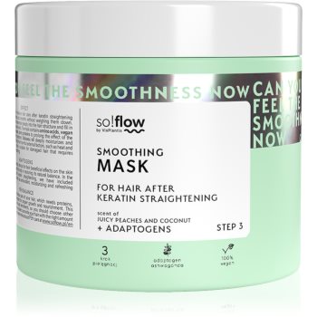 so!flow After Keratin Straightening Smoothing Mask Masca de par - imagine 2